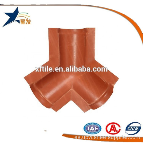 Tile de tee de cresta de plástico para cubierta de techo impermeable